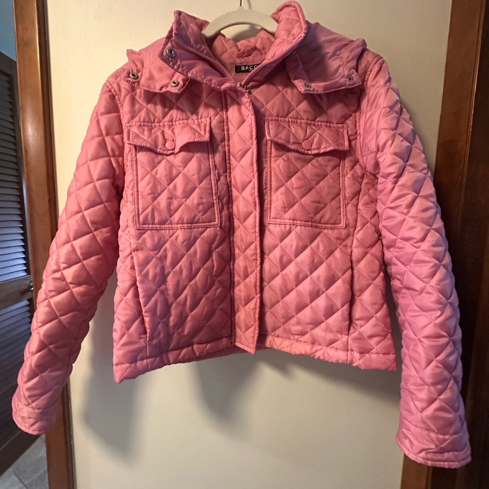 Baccini Pink Quilted Jacket